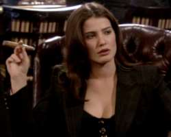 Cobie Smulders smoking